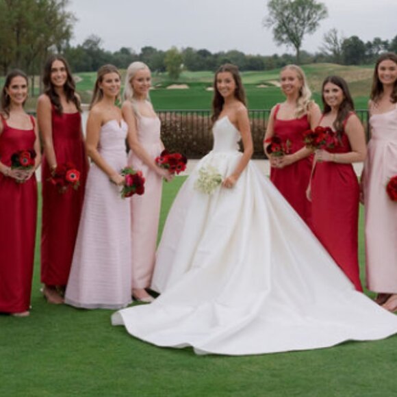 NEVER WORN The Tulip Dress in Dusty Pink Maison Amory - Picture 7 of 7